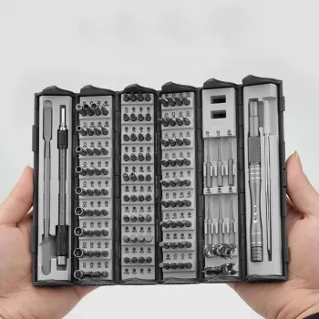 Tarkkuusruuvimeisselisarja Extralink EX.21465 — magneettinen 128-in-1 bits-sarja