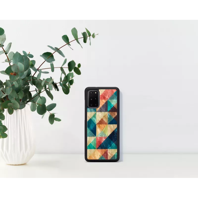 iKins suojakotelo Samsung Galaxy S20+:lle Mosaik musta