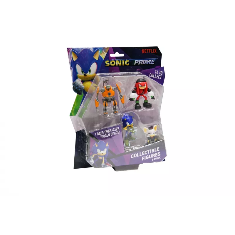 SONIC PRIME - 5 figuurin sekalainen pakkaus