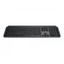 Logitech MX Keys S 920-011589 langaton täysikokoinen näppäimistö, Bluetooth LE / Logi Bolt, taustavalaistu, ladattava USB-C:llä, QWERTY US International, ranteentuella, grafiitti