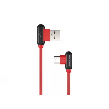 USB-kaapeli NATEC NKA-1201 USB 2.0 1 m USB A USB C musta punainen