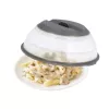 Ruokasuojakupu JATA HACC4530 harmaa valkoinen pyöreä 26 cm