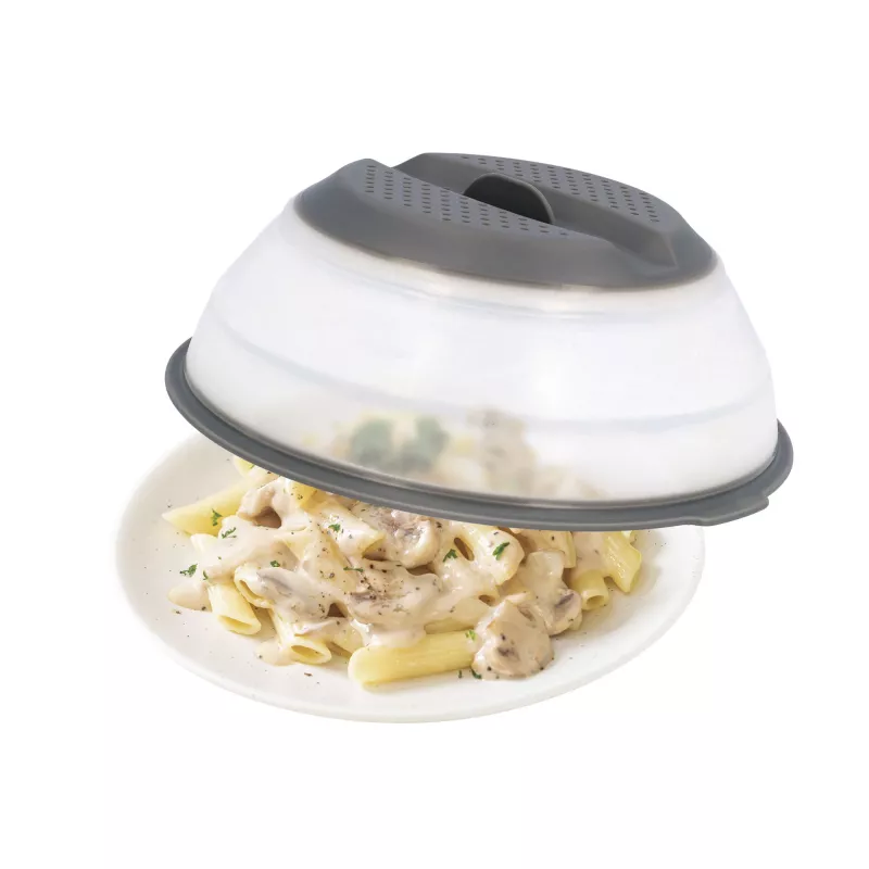 Ruokasuojakupu JATA HACC4530 harmaa valkoinen pyöreä 26 cm