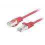 Lanberg PCF6-20CC-0100-R Cat.6 F/UTP -patch-kaapeli, 10 kpl:n pakkaus, 1 m, punainen