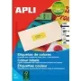 Agipa värilliset yleisötarrat 100 A4 70 x 31 keltainen