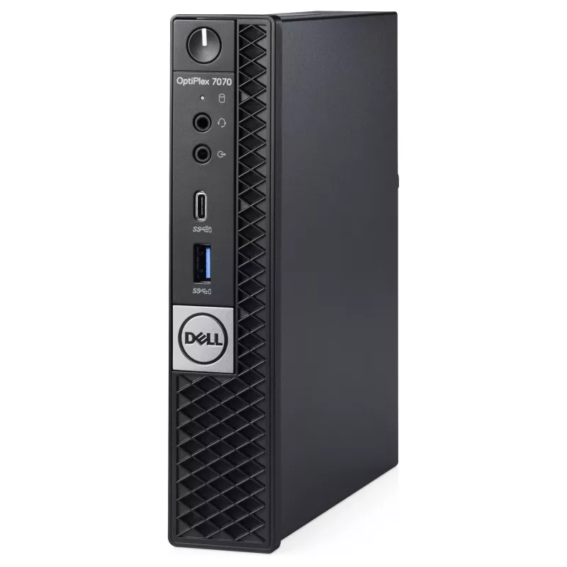 Mini-PC tecXL OptiPlex 7070 MP (kunnostettu) — Intel Core i3-9100T, 16 GB DDR4, 256 GB SSD, Windows 10 Pro, MFF