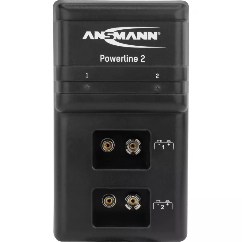 ANSMANN POWERline 2 - akkulaturi - 2x9V (5107043)