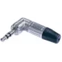 3,5 mm suorakulmaliitin Neutrik NTP3RC-CON – metallikotelo, stereo-TRS-liitin