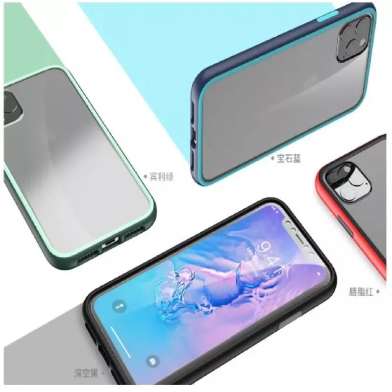 Suojaava iskunkestävä kotelo COMMA iPhone 11 Pro -puhelimelle — vihreä, iskunkestävä suojus