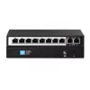 Extralink PoE-kytkin CERES 8x 100Mb/s PoE/PoE+, 2x RJ45 uplink 100Mb/s, 96W