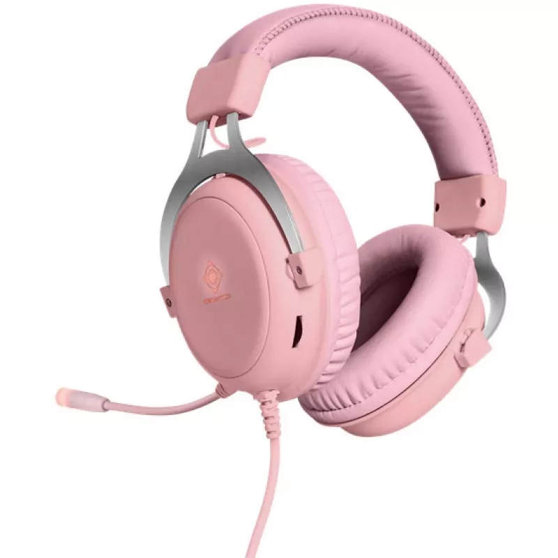 Deltaco GAM-030-P kuulokkeet ja headset johdollinen panta peli USB Type-A pinkki (GAM-030-P)
