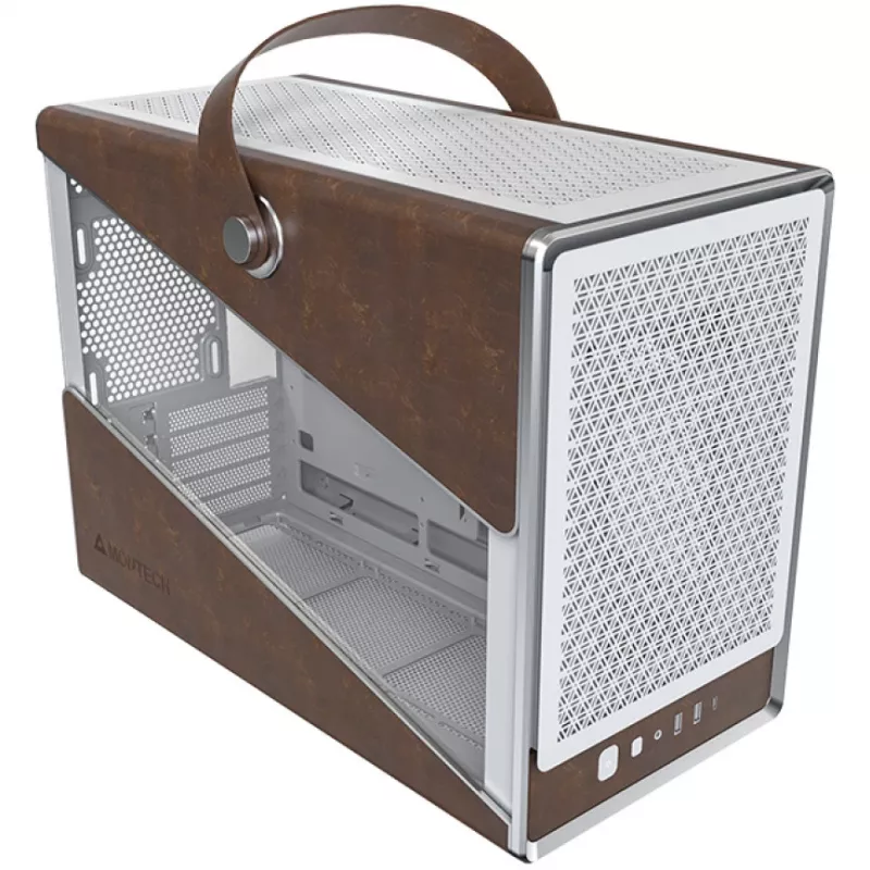 PC-kotelo Montech Heritage Midi Tower valkoinen