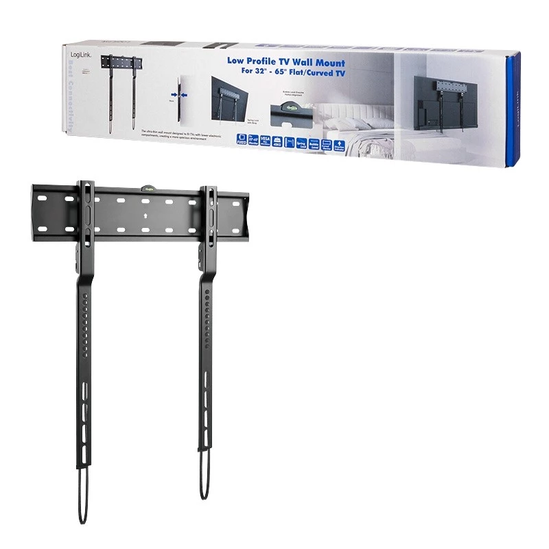 TV-seinäteline, 32-65 tuumaa, kiinteä, max. 40 kg