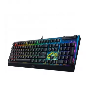 Razer BlackWidow V4 X keltainen kytkin - Fortnite Ed. - saksalainen asettelu - näppäimistö - QWERTZ