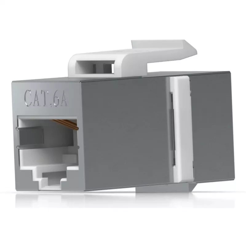 Keystone-liitin Ubiquiti UACC-Keystone-Coupler-C6A litteä ruostumaton teräs RJ-45