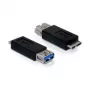 Sovitin USB 3.0-A naaras - micro USB 3.0-B uros DeLOCK 65183