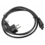Lanberg CA-C5CA-11CC-0018-BK virtakaapeli musta 1,8 m CEE7/7 C5-liitin (CA-C5CA-11CC-0018-BK)