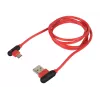 USB-kaapeli NATEC NKA-1201 USB 2.0 1 m USB A USB C musta punainen