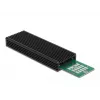 SSD-kotelo DeLOCK ulkoinen USB Type-C -combo-kotelo M.2 NVMe PCIe- tai SATA-SSD-asemalle