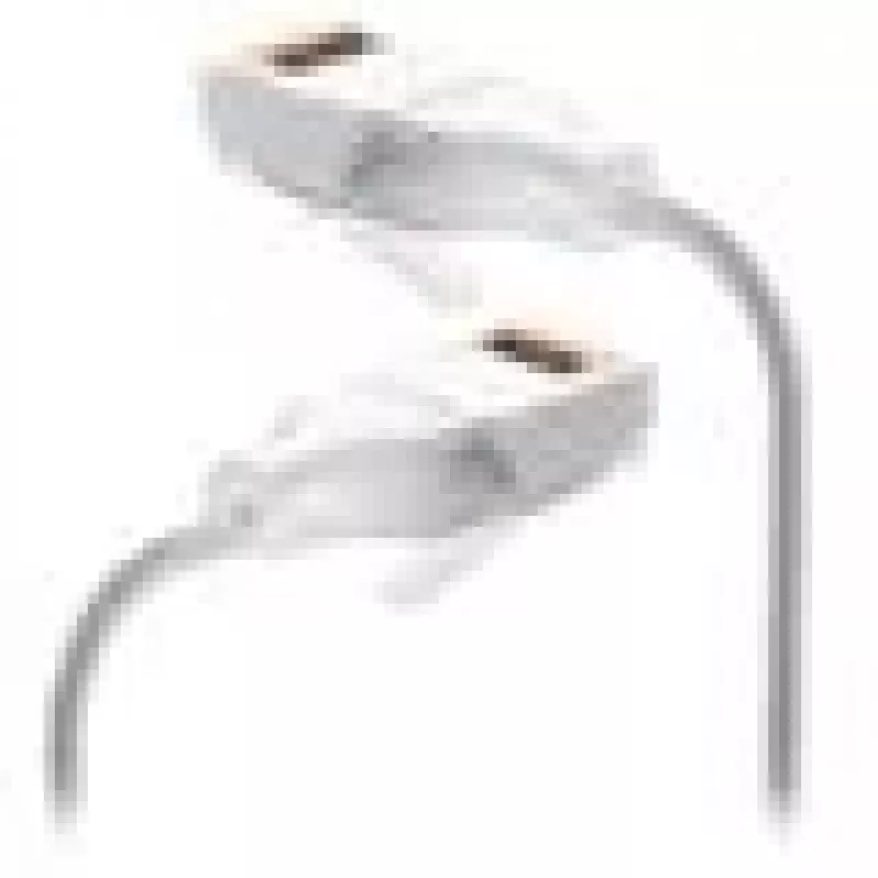 Verkkokaapeli Ubiquiti UACC-Cable-Patch-EL-C6A-15M-W RJ-45 Cat6a 15 m läpinäkyvä valkoinen