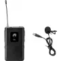 Lavalier-mikrofoni Omnitronic UHF-E-sarja 831,1 MHz lähettimellä