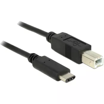 USB-kaapeli DeLOCK 83601 USB 2.0 1 m USB C USB B musta
