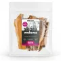 Koiranherkut UNISZKI naudan nahka 100 g — luonnolliset naudan nahasta valmistetut hampaidenhoitopuruluut, 100 g pussi, proteiini 65%