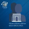 3D-palapeli Ravensburger 12008029 rakennus 269 mm x 239 mm