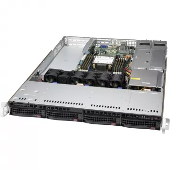 Supermicro CSE-815TQC4-R504WB3 -palvelinrunko Rack 1U musta Intel/AMD