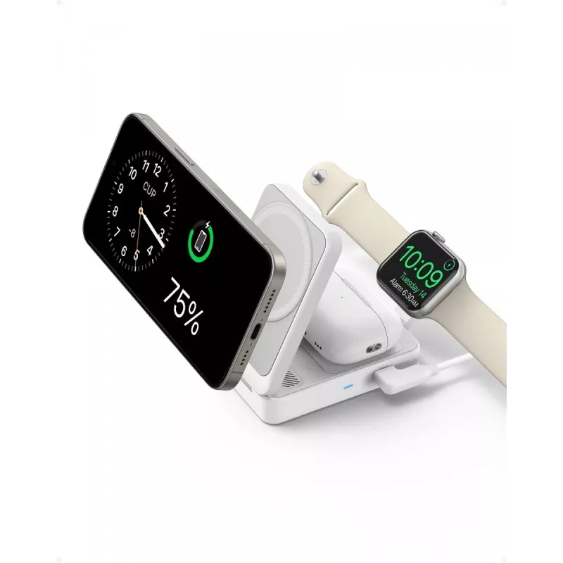 MagGo 3-in-1 15W taittuva valkoinen EU