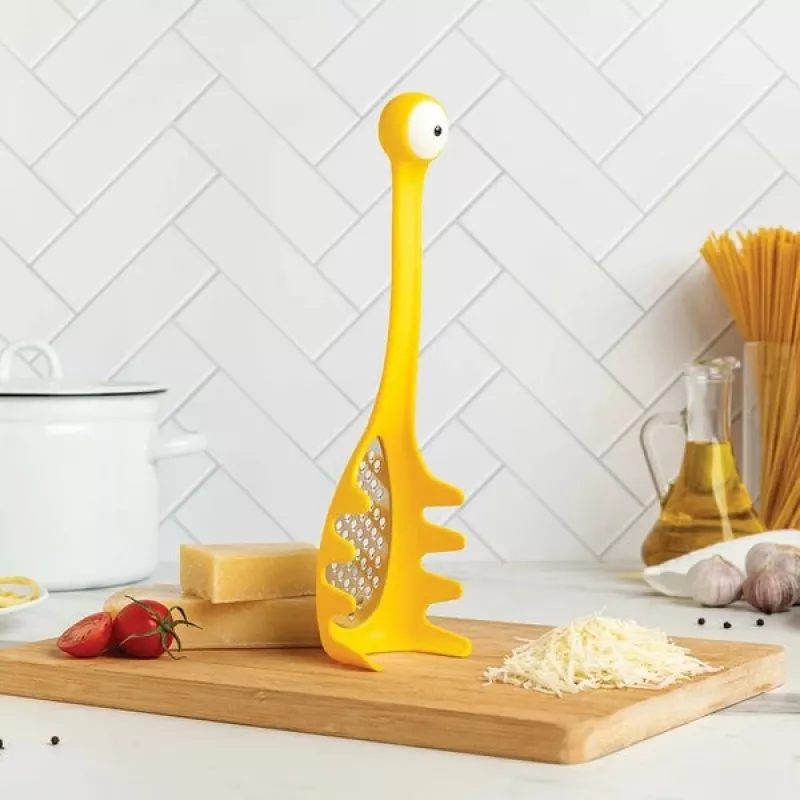 Pastalusikka Ototo Design OT015 muovi ruostumaton teräs keltainen