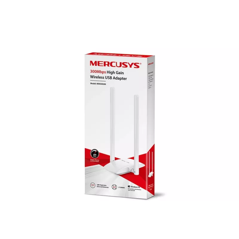 Langaton USB-sovitin Mercusys MW300UH