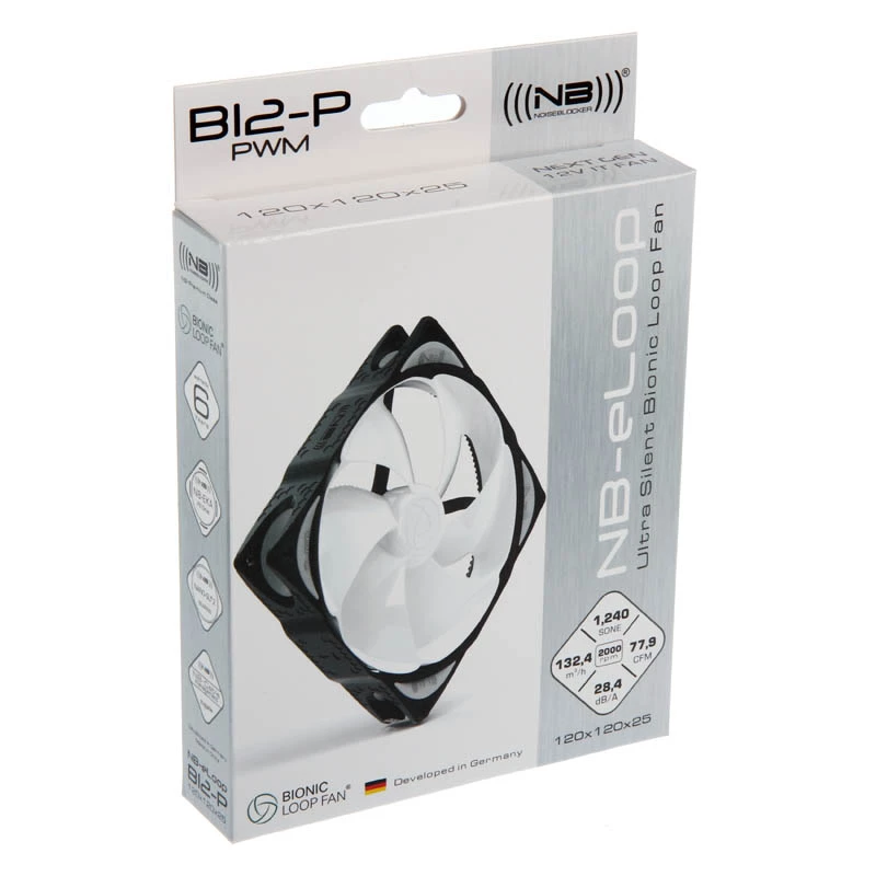 NOISEBLOCKER NB-eLoop tuuletin B12-P 120mm PWM