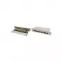 Patch-paneeli työpöytä - patch-kenttä - CAT 6 - STP - RJ-45 X 12 - harmaa, RAL 7035 -