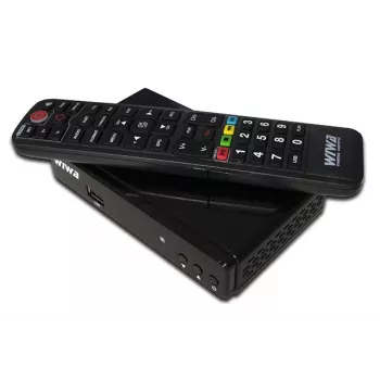 Digiboksi WIWA 2_275294 H.265 DVB-T/DVB-T2 HD, 1 viritin, 470–860 MHz, HDMI 1.3, USB 2.0, SCART, musta
