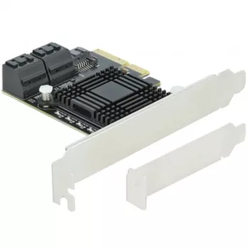 SATA PCI Express x4 -kortti DeLOCK 5 porttia matala profiili