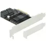 SATA PCI Express x4 -kortti DeLOCK 5 porttia matala profiili