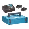 MAKITA VIRTALÄHDESARJA 12V 2x2,0Ah (BL1021Bx2+DC10SB) MAKPAC