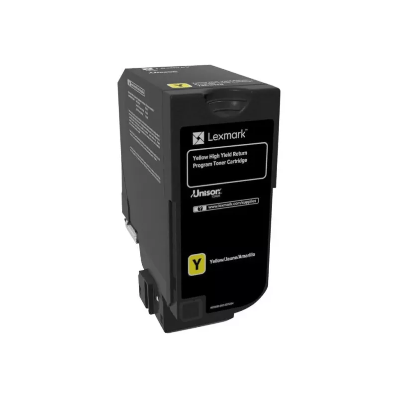 LEXMARK 74C2HY0 värikasetti Lexmark 74C2HY0 keltainen 12 000 sivua CS725de / CS725dte