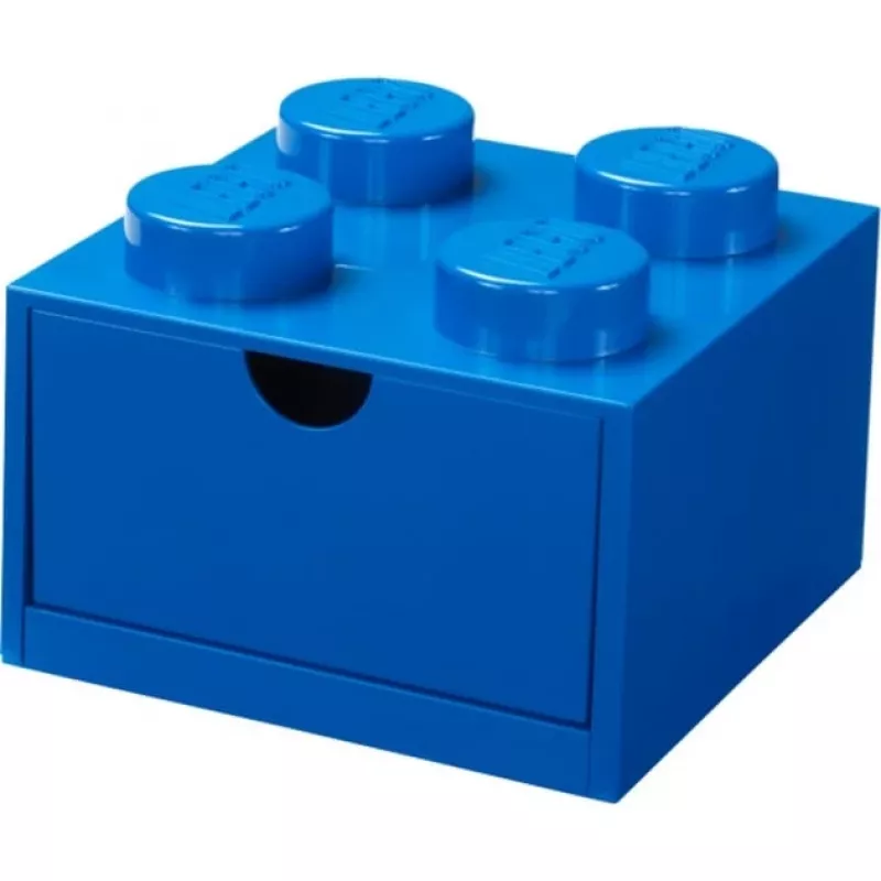 LEGO työpöytälaatikko 4, säilytyslaatikko sininen, nupit