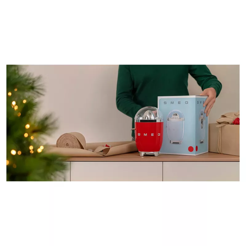 Sähköinen sitruspuristin Smeg CJF11RDEU 70 W punainen ruostumaton teräs