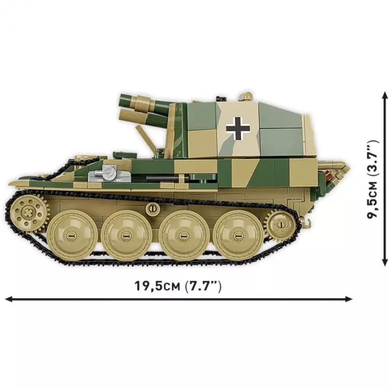 Rakennusmallisarja Cobi SD.KFZ.138/1 Grille, 720 osaa, näyttelymalli