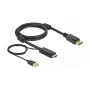 HDMI - DisplayPort -kaapeli DeLOCK 85963 4K 30 Hz 1 m