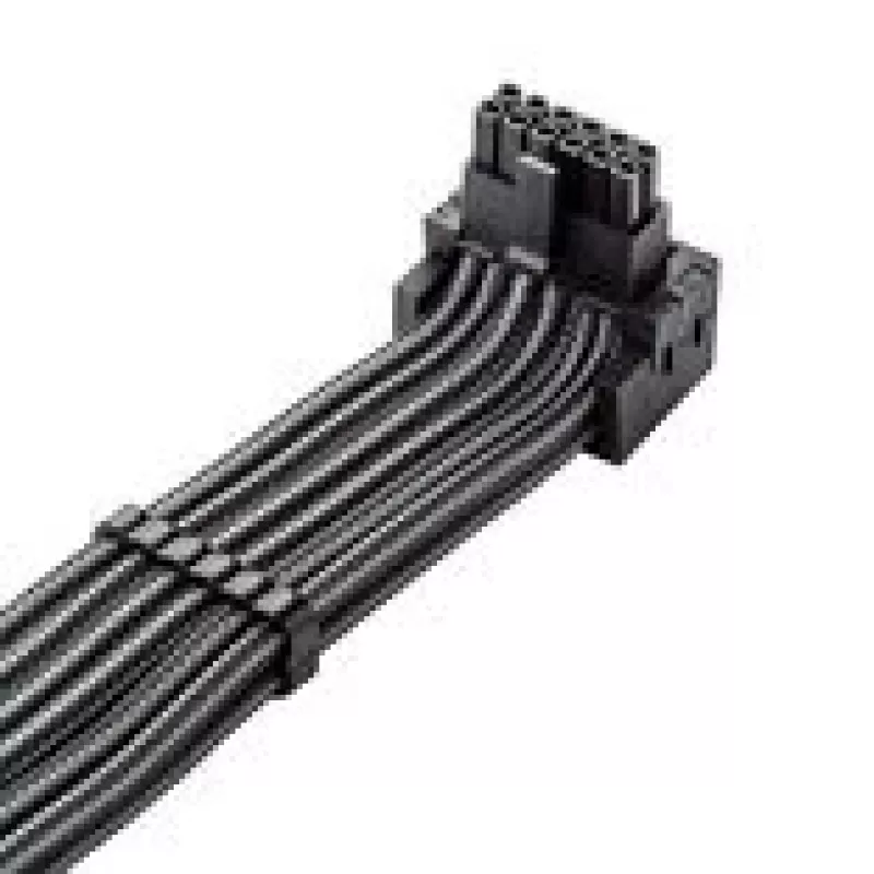CableMod C-Series Pro -kaapeli, versio B, 90 astetta, 16-pin - 4x 8-pin PCIe, carbon