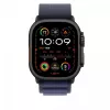 Apple 49 mm Navy Alpine Loop - pieni - musta titaaniviimeistely