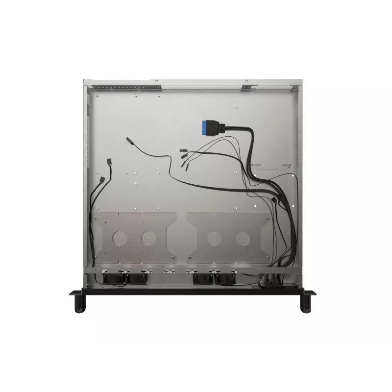 Rack-kotelo Lanberg SC01-4201-10B 1U musta 4 tuuletinta
