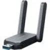 Langaton USB-sovitin MERCUSYS MA37BEH — High-Gain Wi-Fi 7 (BE6500) USB-C/USB-A-yhteensopivuus