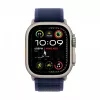 Watch Ultra 2 GPS + Cellular 49 mm Natural Titanium -kotelo Blue Trail Loop -rannekkeella - M/L