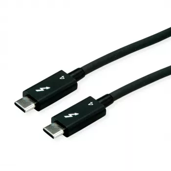 ROLINE USB-kaapeli 0,8 m USB 3.2 Gen 1 40000 Mbit/s musta
