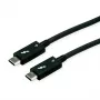ROLINE USB-kaapeli 0,8 m USB 3.2 Gen 1 40000 Mbit/s musta